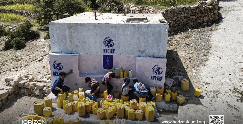 "Horizon for Development" Implements 12 Water Wells to Alleviate Water Shortages in Taiz Governorate